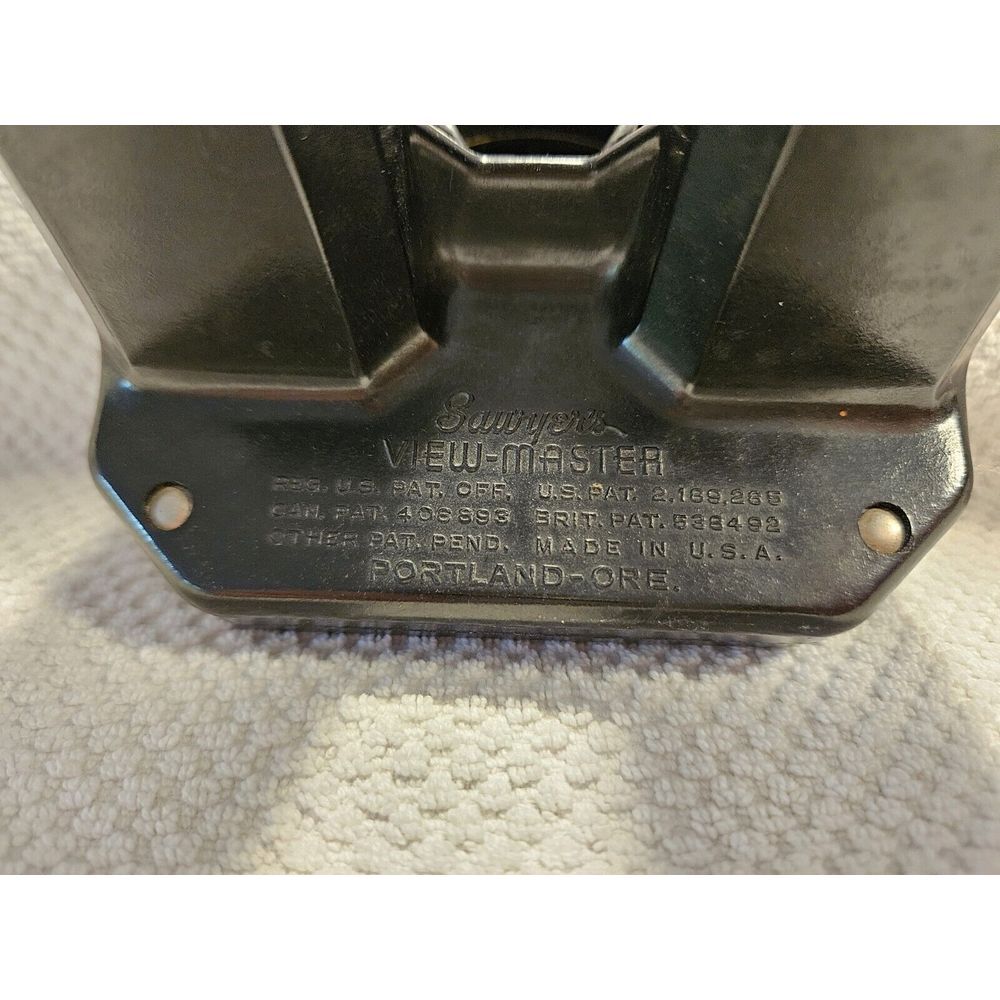 Bakelite Vintage 1950s Deluxe Sawyers View Master Stereoscope 3D Viewer - Picture 3 of 5